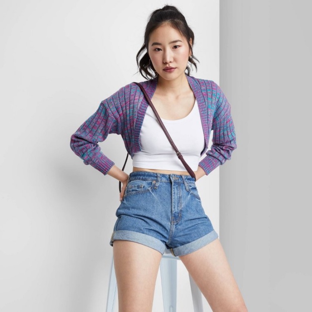 High Rise Jean Shorts from Europe